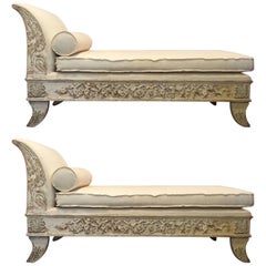 19th Century Pair of Chaises