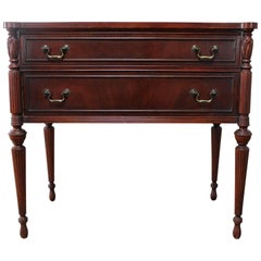 Retro Classic Sheraton Federal Style Mahogany Server Manor of Salem Cabinetmakers