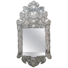 Early 20th Century Etched Venetian Mirror 2