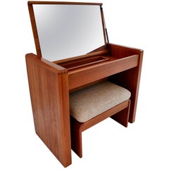 Elegant Mid-Century Vanity or Dresser from Denmark