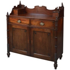 Rare American Federal Period Mahogany Side-Cabinet or Server