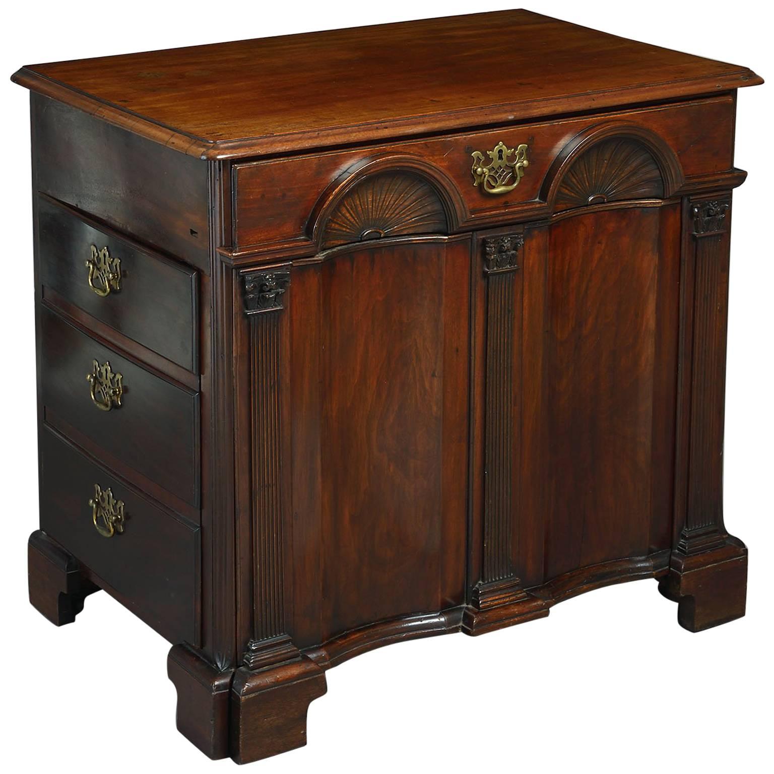 Rare George II Mahogany Architect's Cabinet or Desk For Sale