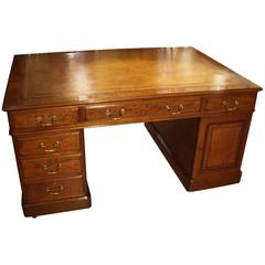 19th Century Antique Mahogany Partners Desk