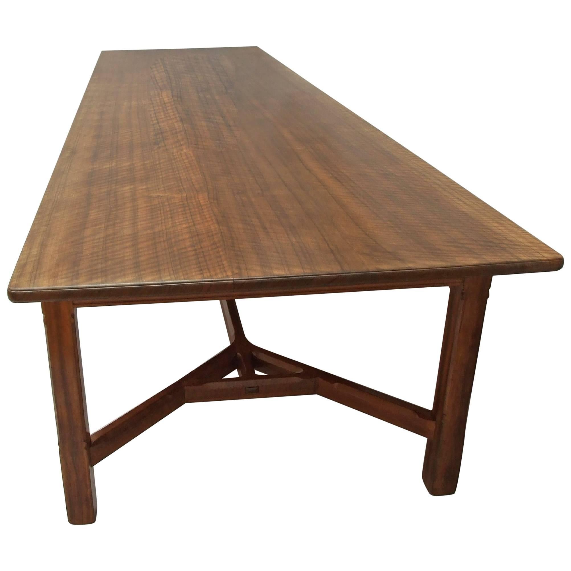 ARTS & CRAFTS COTSWOLD DINING TABLE Peter Waals  For Sale