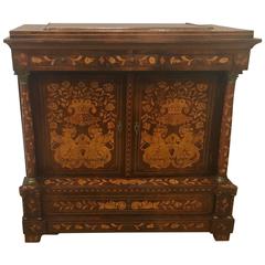 Early 19th Century Dutch Marquetry Server Side Cabinet 12