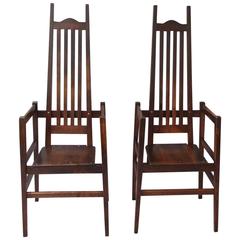 ARMCHAIRS C F Voysey Oak Arts And Crafts & CRAFTS 4