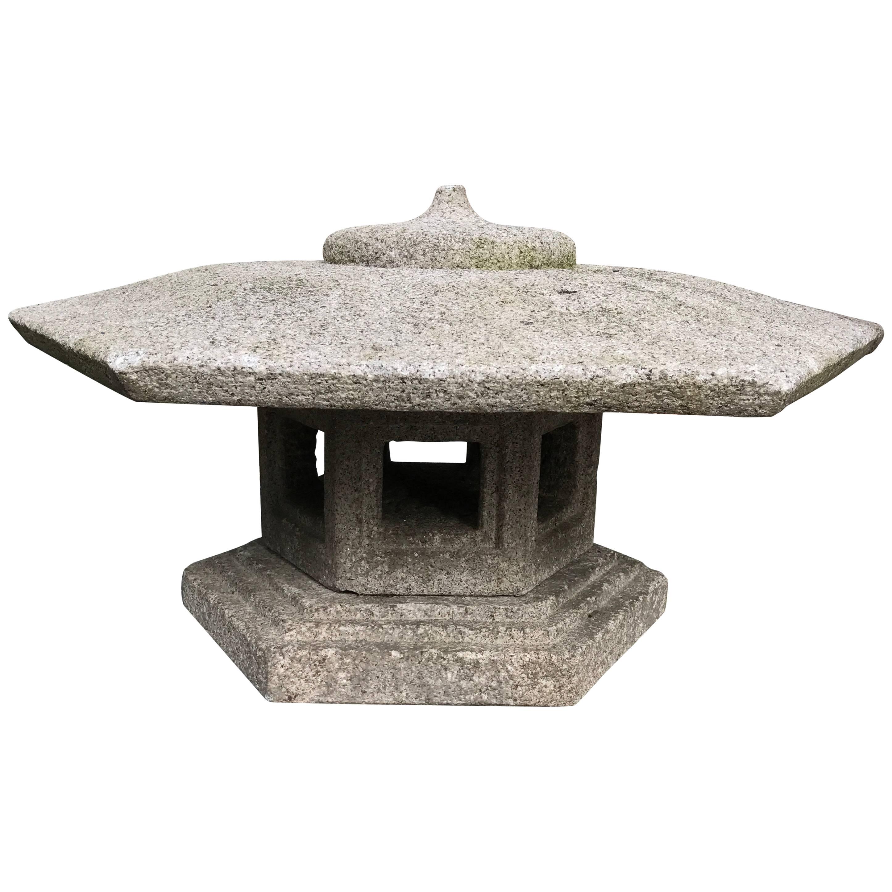 Japanese Antique Stone Lantern