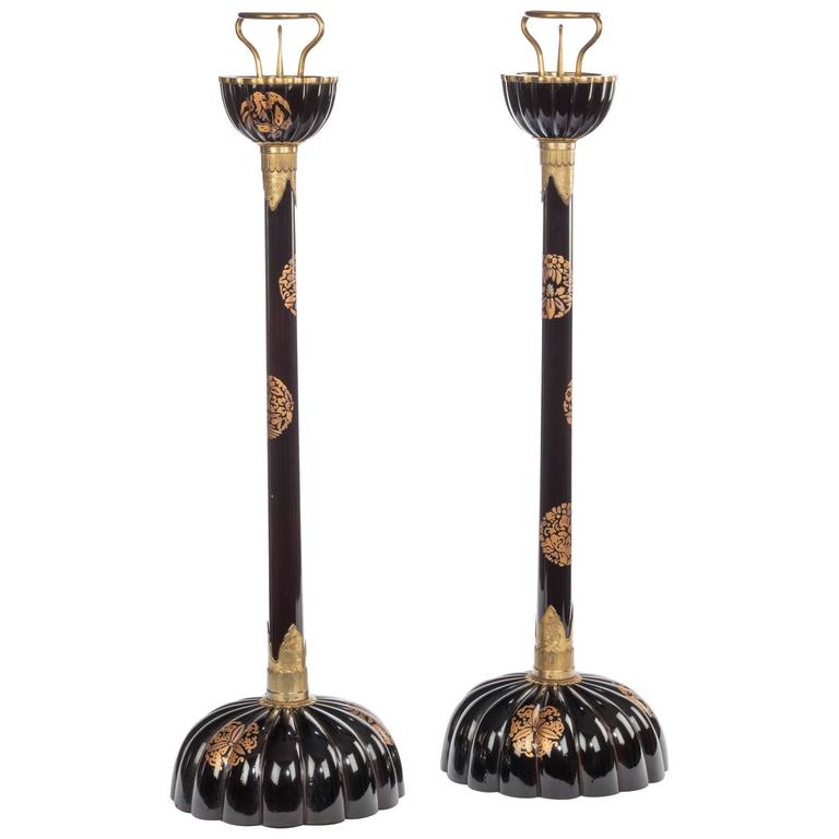 Japanese temple candlesticks