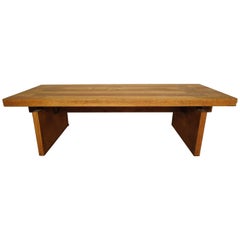Mid-Century Modern Floating Top Coffee Table