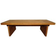 Mid-Century Modern Floating Top Coffee Table 4