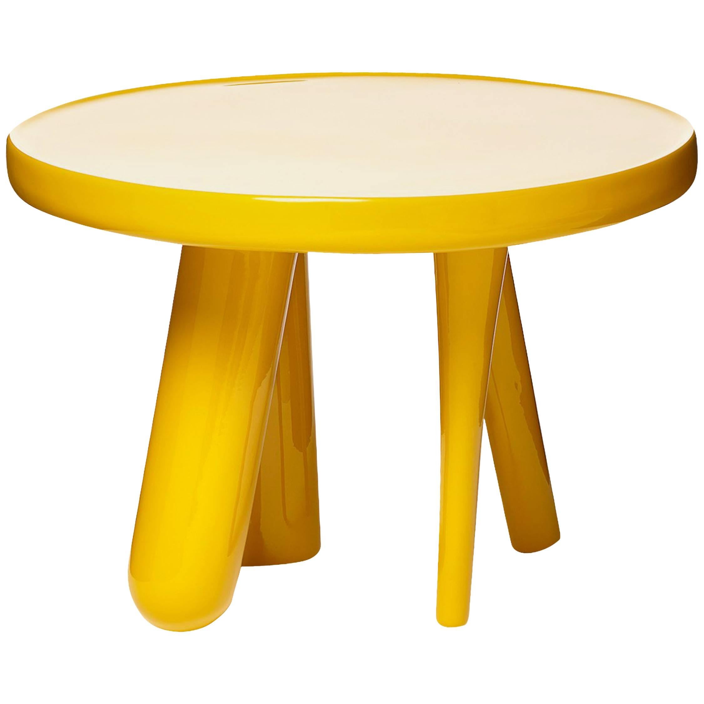 Moooi Elements 002 Table by Jaime Hayon in Yellow, Light Grey or Dark Grey For Sale