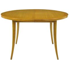 Harvey Probber Bleached Mahogany Saber Leg Dining Table 12