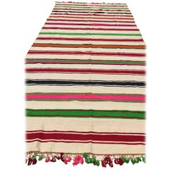 Moroccan Vintage Flat-Weave Rug