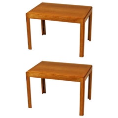 1960s, Børge Mogensen Model 5383 Oak Side Tables