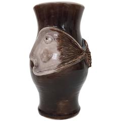 Figurative Vase by Robert and Jean Cloutier