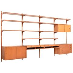 Exclusive and Rare Teak Wall Unit by Rud Thygesen & Johnny Sørensen
