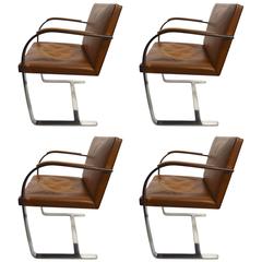 Set of Four Knoll Brno Chairs