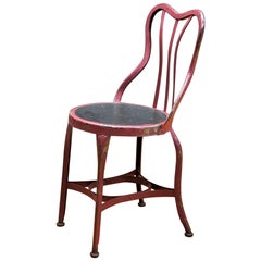 1920s Toledo Art Metal Company Ice Cream Cafe Accent Chair