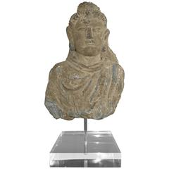 Museum Quality, Gandhara Period Bodhisattva, Grey Schist