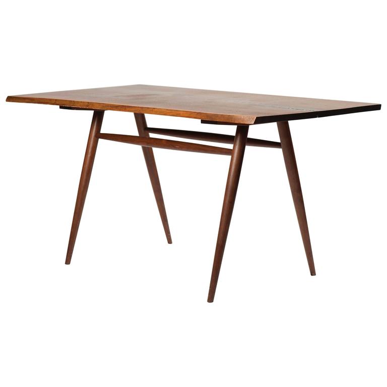 Nakashima Walnut Dining Table / Desk For Sale at 1stDibs