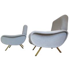 Pair of Easy Chairs Marco Zanuso for Arflex Model Lady, 1951