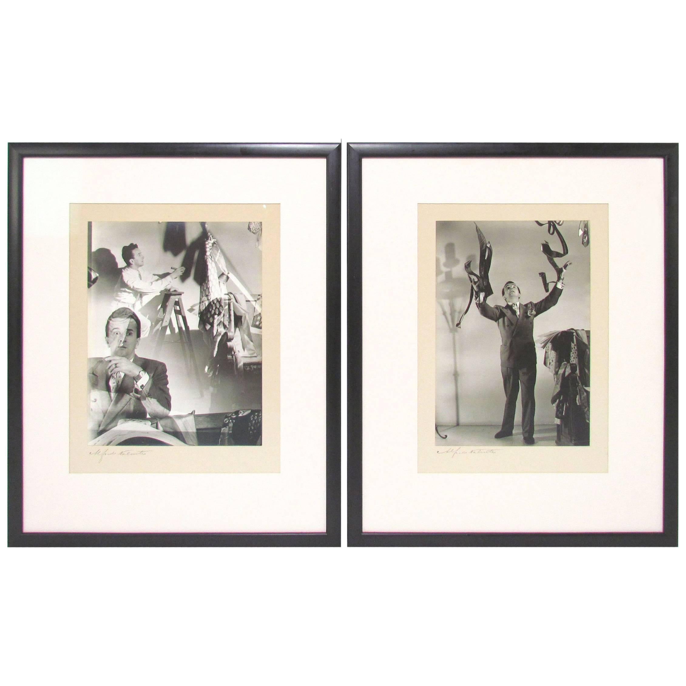 Pair of Silver Gelatin Photographs by Alfredo Valente For Sale