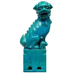 Chinese Large Turquoise Foo Dog