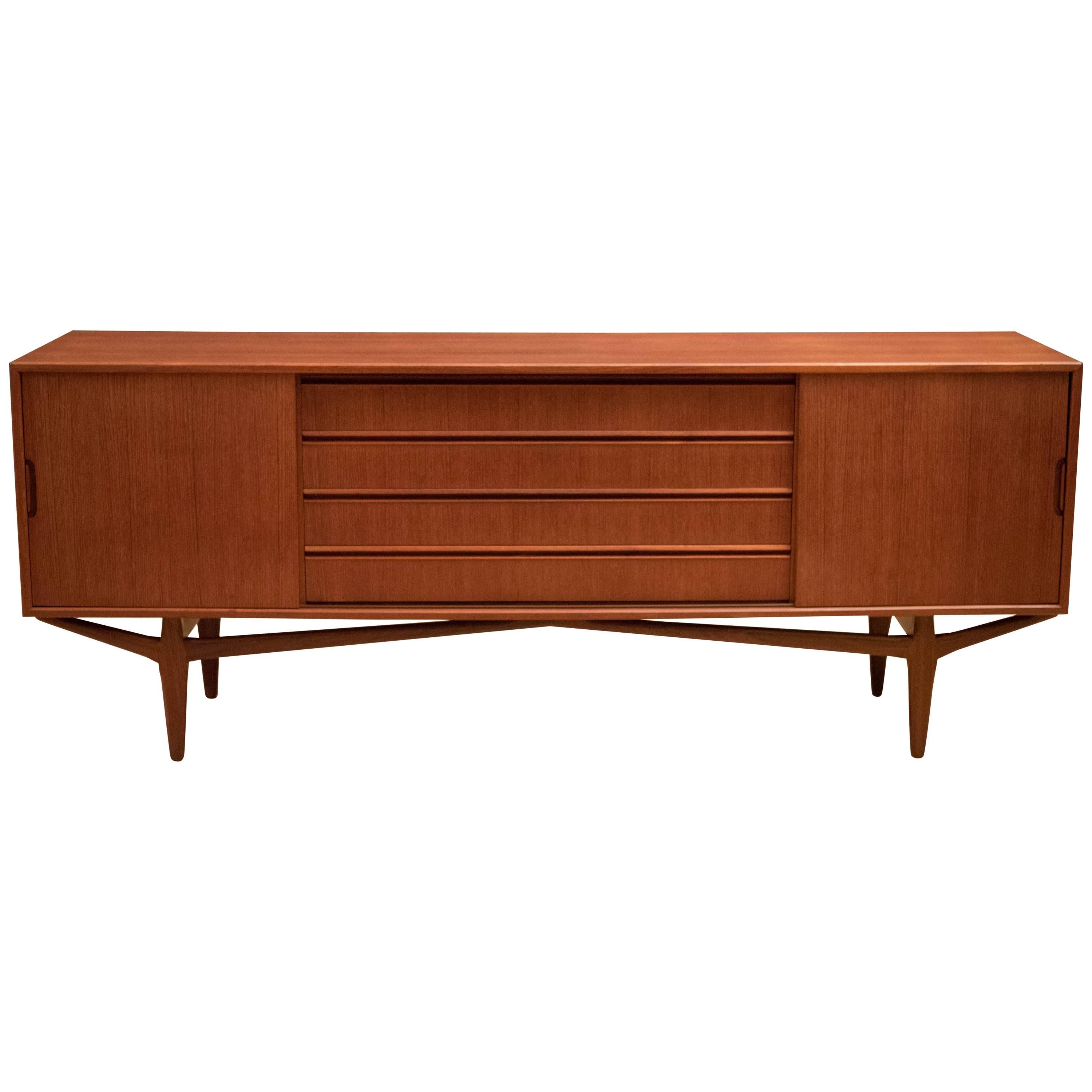 Vintage Teak Credenza by Knud Nielsen