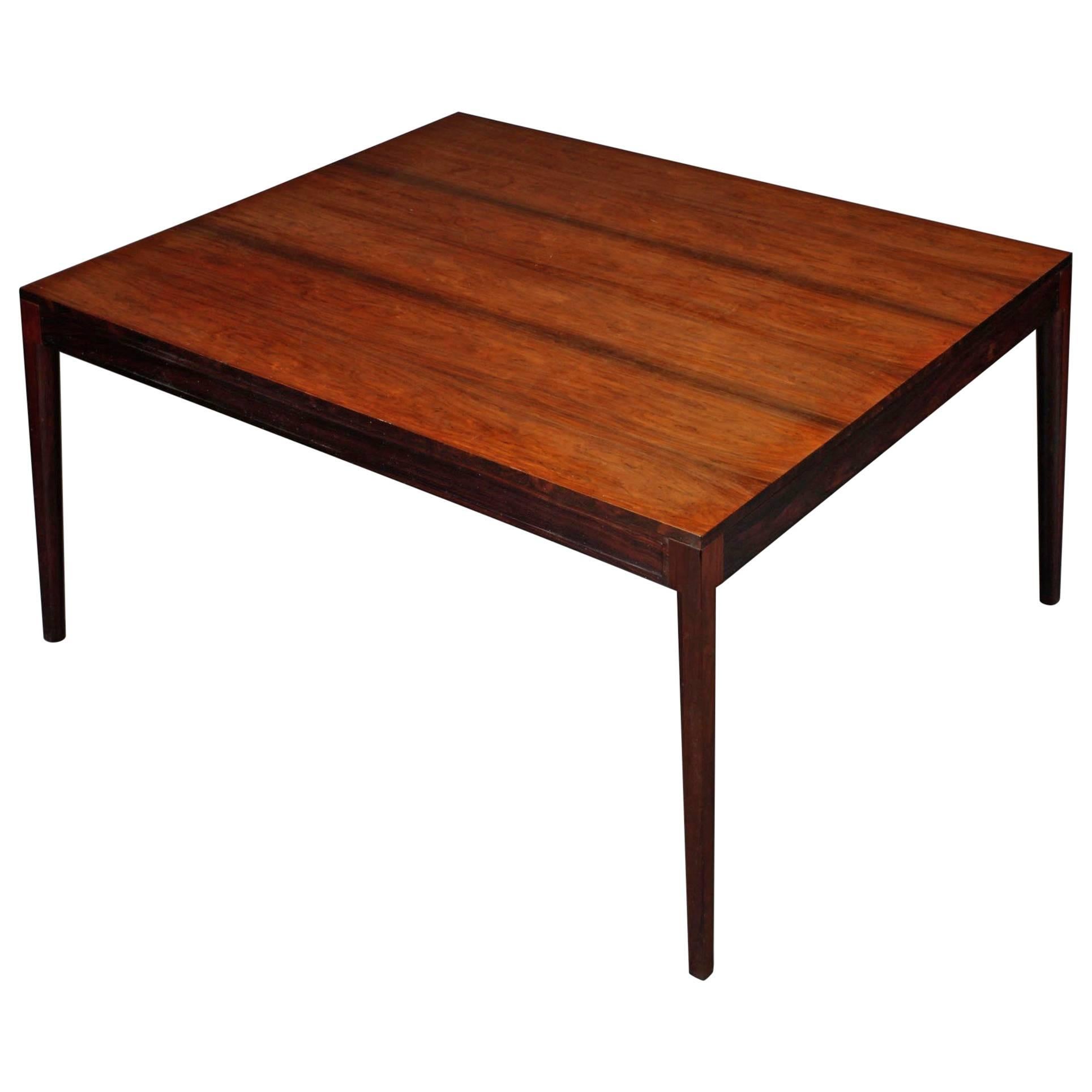 Rosewood Diplomat Desk, Conference Dining Table by Finn Juhl for CADO 1960 For Sale