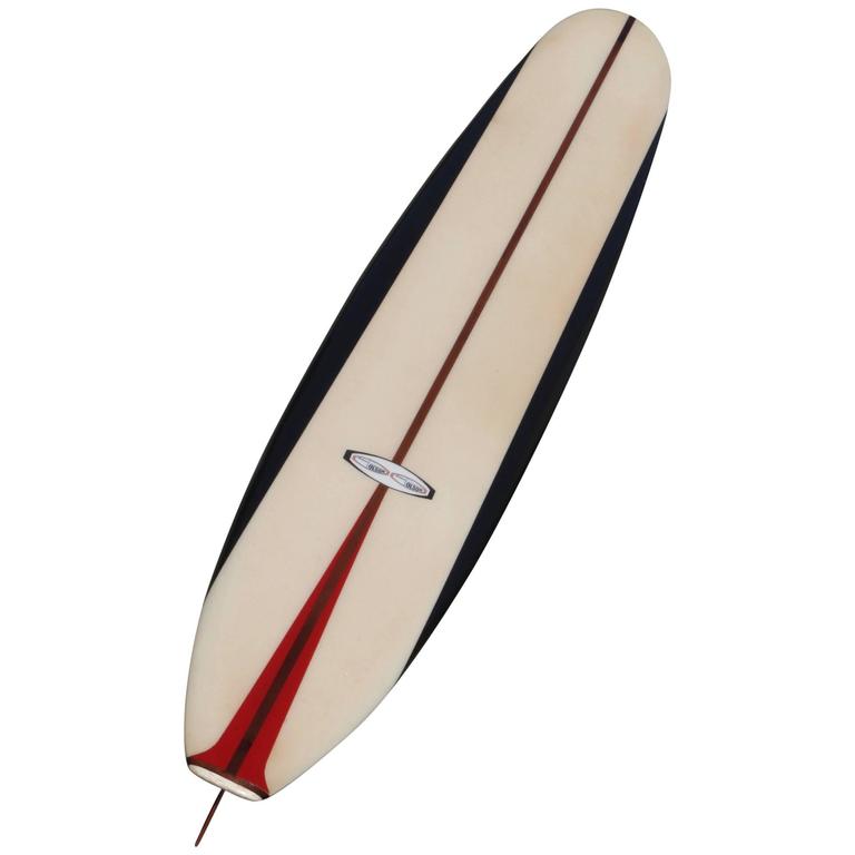 Early 1960s Santa Cruz California Longboard Surfboard by Olson at 1stdibs