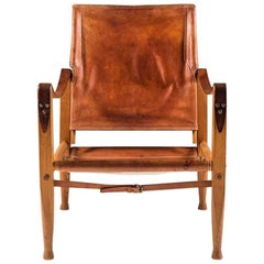 Safari Chair by Kaare Klindt in Cognac Leather