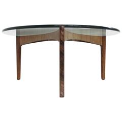 Danish Rosewood and Glass Coffee Table by Sven Ellekær, 1962 2