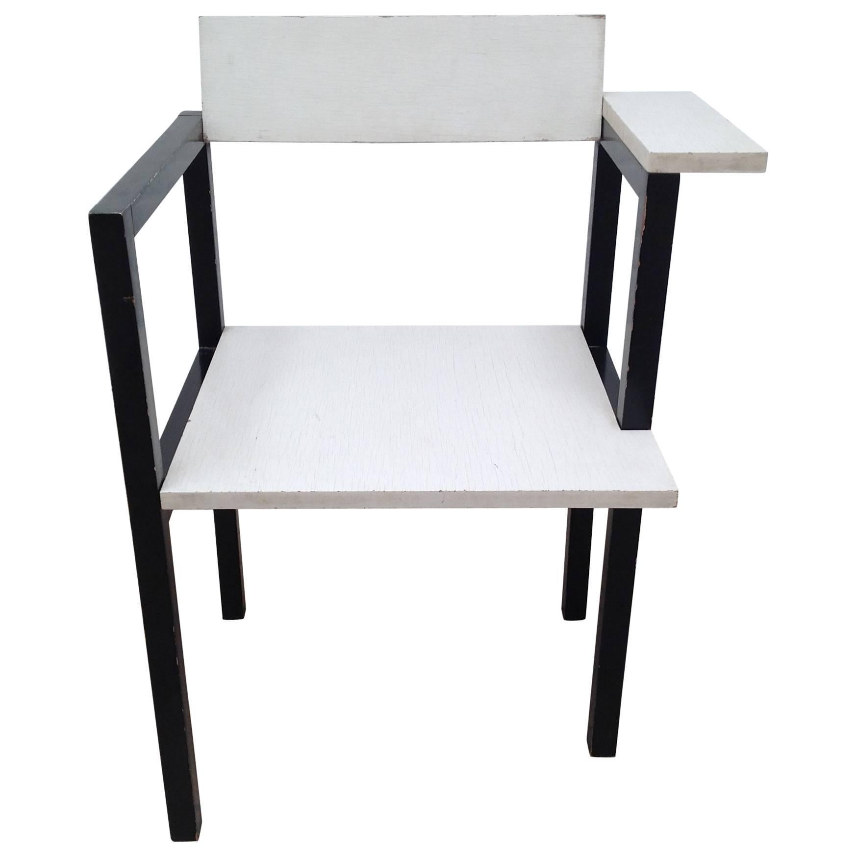 Very Rare and Unknown One-Off Chair by Gerrit Rietveld For Sale