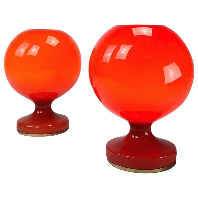 Large Glass Table Lamp by Stepan Tabery at 1stDibs