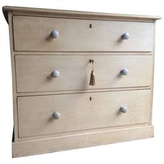 Antique Chest of Drawers Dresser Stripped Pine Victorian, 19th Century