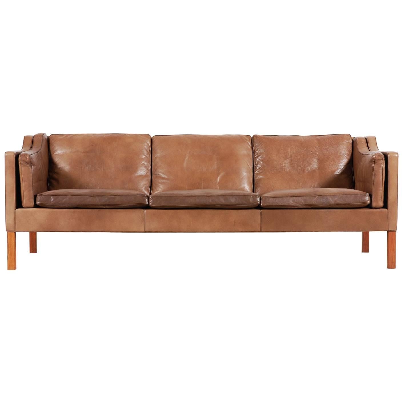 Børge Mogensen Three-Seat Sofa, Model 2213