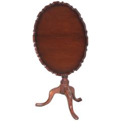 Antique 18th Century Mahogany Tip Top Occasional Table