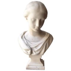 Late 19th Century Marble Bust