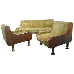 Living Room Set Attributed to Zanuso, 1950 12