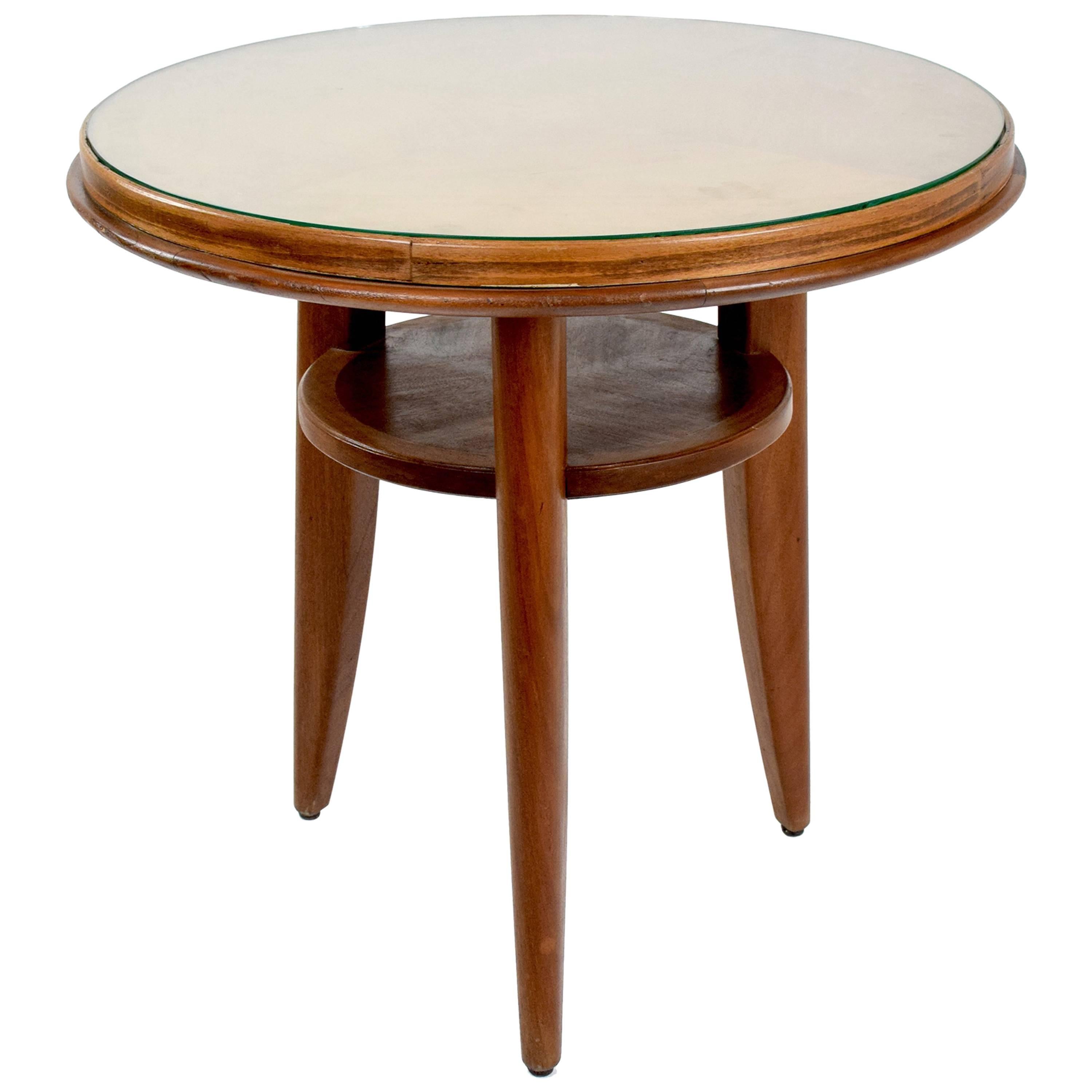 Mid-Century Side Table Attributed to Jules Leleu