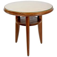Mid-Century Side Table Attributed to Jules Leleu
