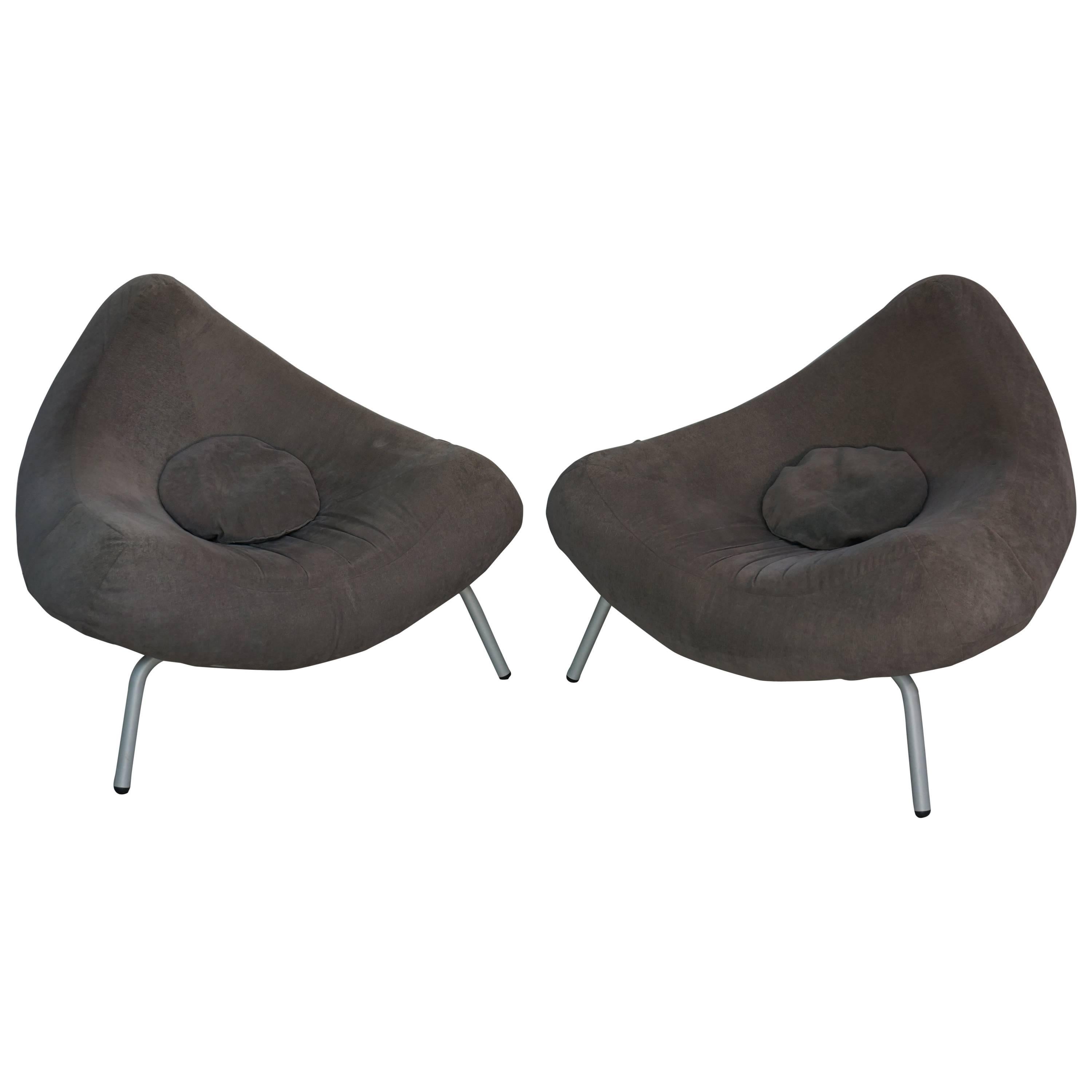 Pair of "Chili" Lounge Armchair Design by Paul Falkenberg