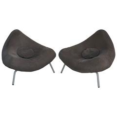 Pair of "Chili" Lounge Armchair Design by Paul Falkenberg