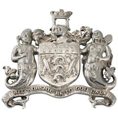 Victorian Silver Worshipful Company of Fishmongers' Badge by Reily & Storer