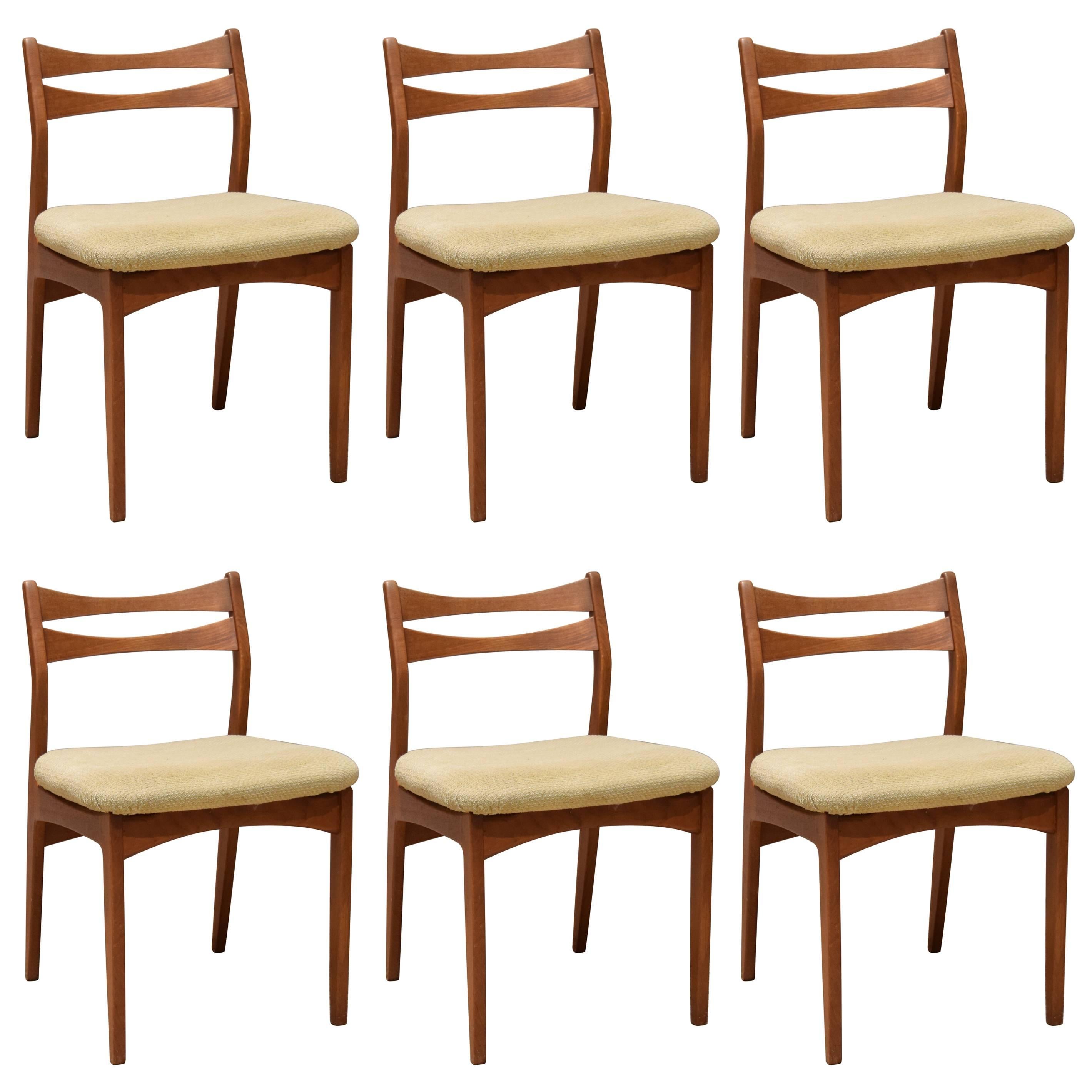 Set of Six Danish Dining Chairs by Christian Linneberg For Sale