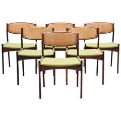 Ib Kofod Larsen Chairs by Christian Linneberg Denmark, 1960 1