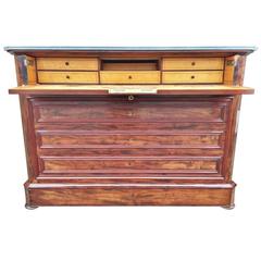 19th Century Mahogany Secretaire Chest of Drawers 3