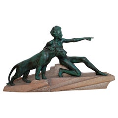 French  1930 Art Deco Bronze By Max Le Verrier