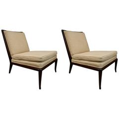 Robsjohn Gibbings Pair of Slipper Chairs 8