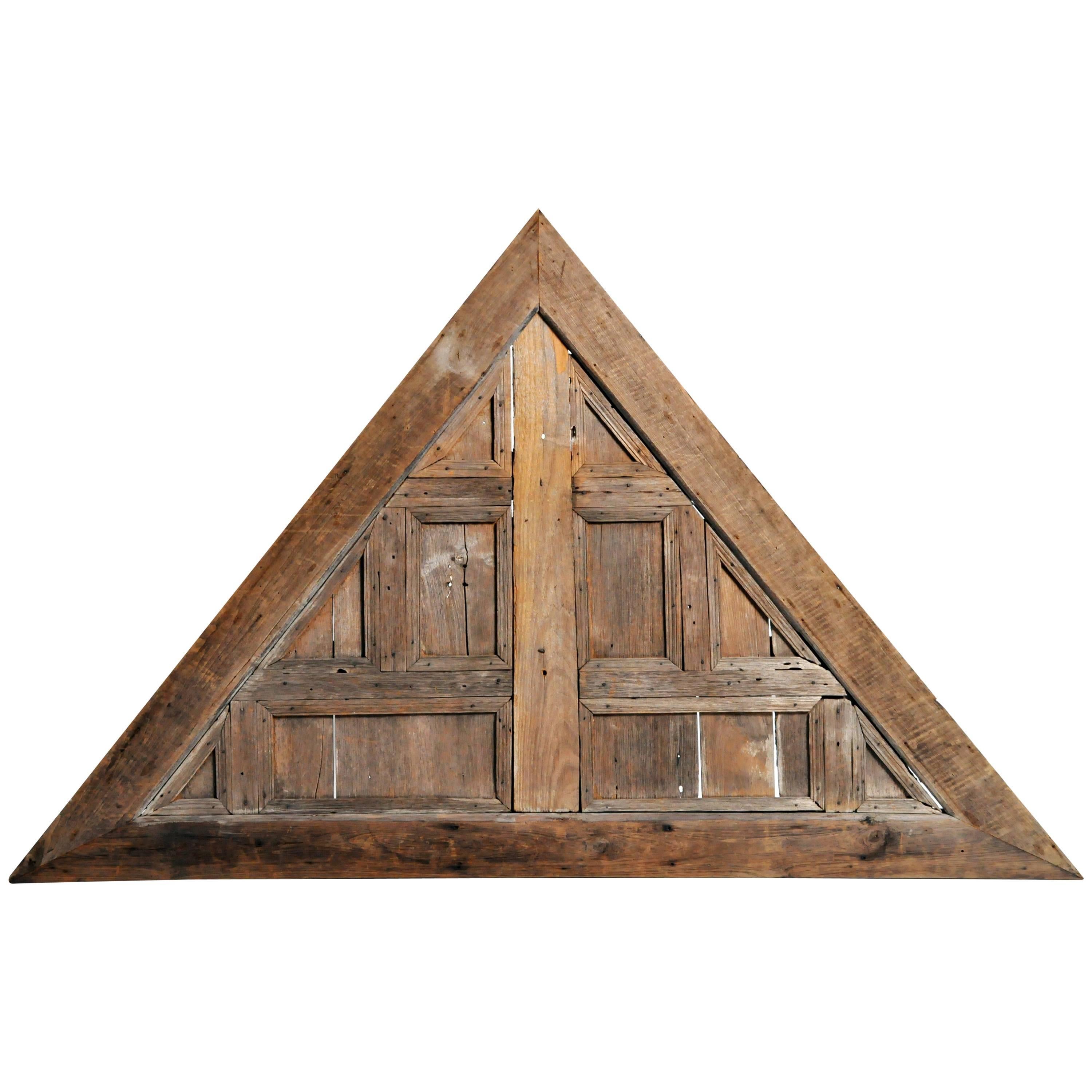 Pediment Wood Carving